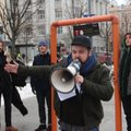 „Džiaugsmo arką“ Vilniaus centre atidengė linksmiausi žmonės Lietuvoje