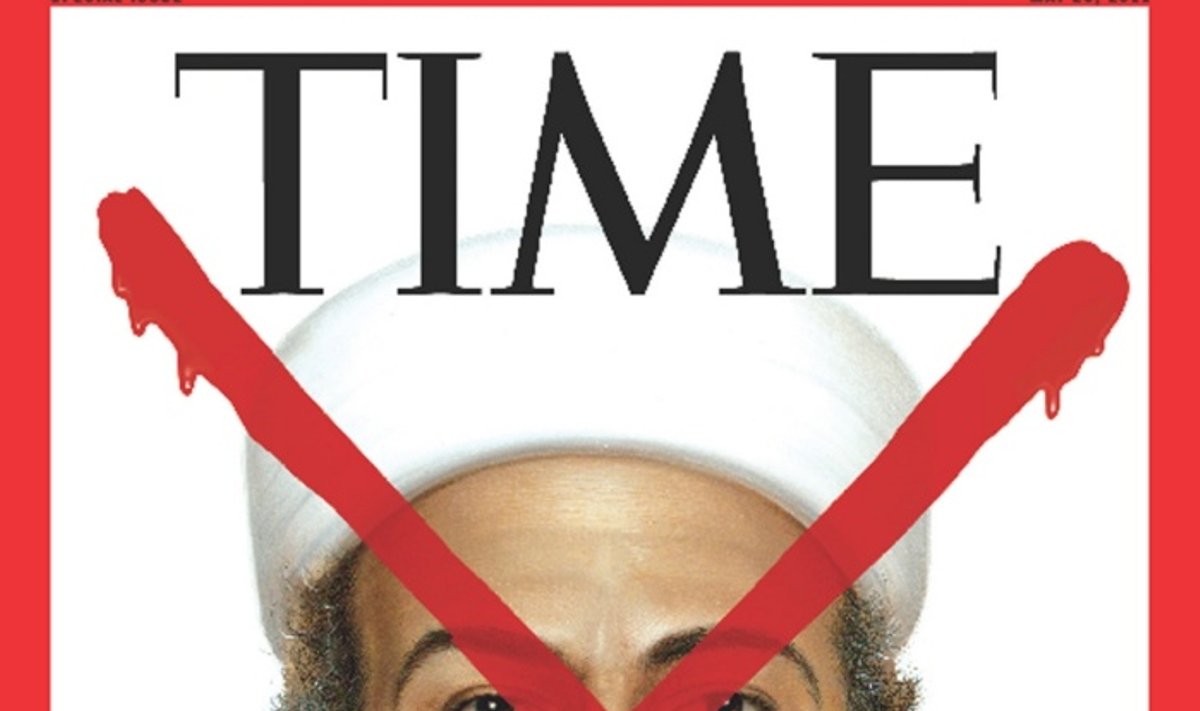 Žurnalo "Time" viršelis su Osamos bin Ladeno portretu
