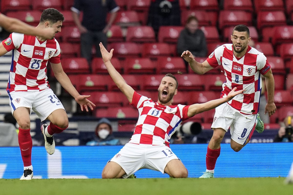 Евро-2020: сборная Хорватии вышла в плей-офф после победы над Шотландией -  Delfi RU
