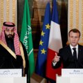 Prancūzijos prezidentūra: Macronas ir bin Salmanas siekia sušvelninti karo Ukrainoje padarinius