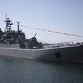 Rusija laiko Juodojoje ir Azovo jūrose penkis karinius laivus, raketnešių tarp jų nėra