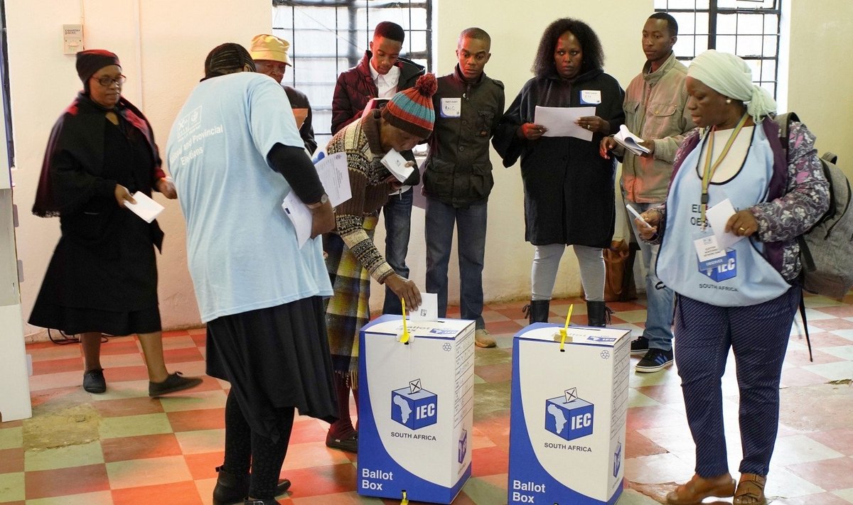 Pietų Afrikos Respublika balsuoja nacionaliniuose rinkimuose