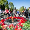 End of WWII anniversary marked at Antakalnio Cemetery in Vilnius