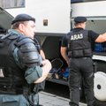 Policija išpurtė kroatų sirgalius: amunicija – sprogmuo, lazdos, kirviai