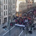 В Вильнюсе состоялся организованный Астраускайте митинг против ограничений, связанных с коронавирусом