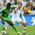 Pasaulio futbolo čempionato mače tarp Irano ir Nigerijos užfiksuotos pirmos lygiosios