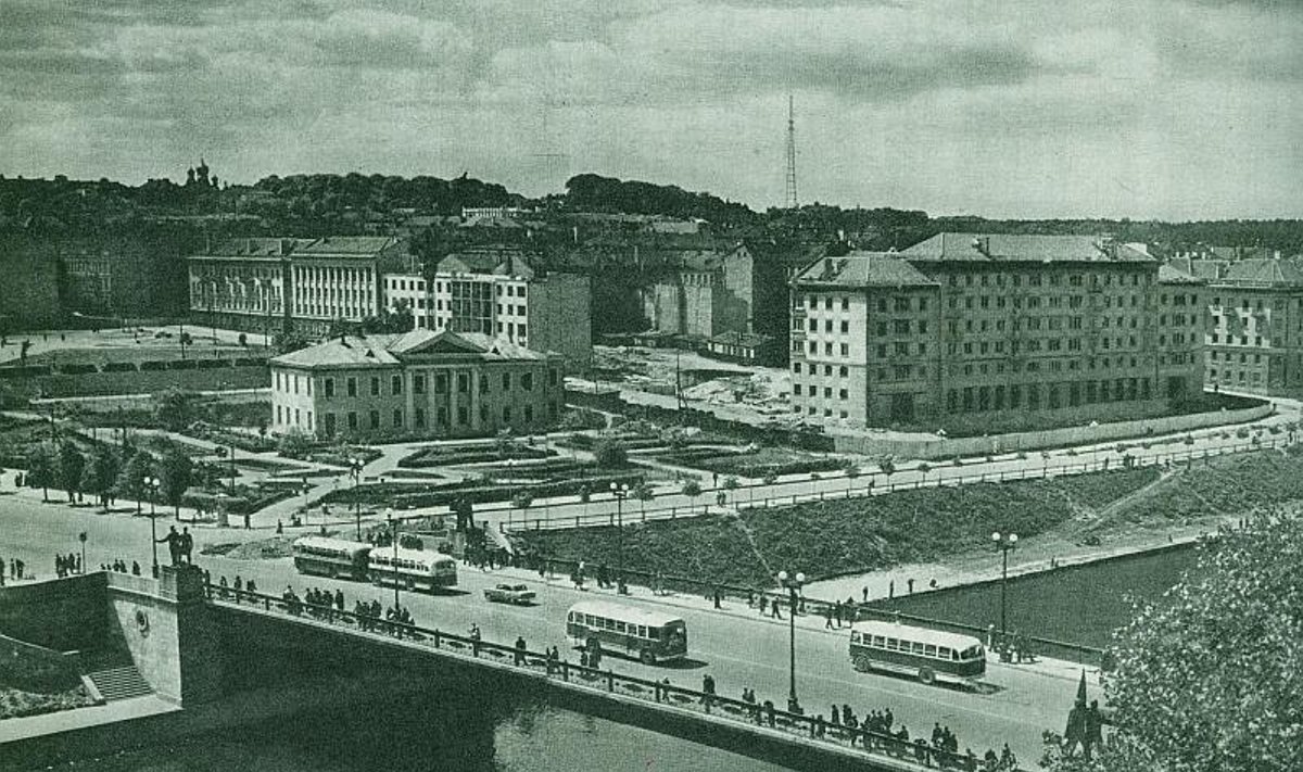 Žaliasis tiltas Vilniuje 1960 m.