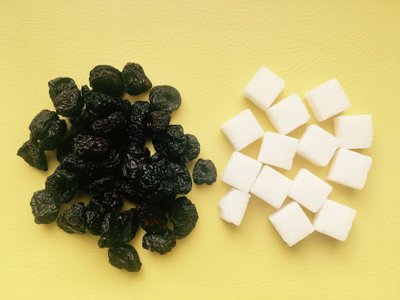 Džiovintos vyšnios, kuriose 66,6 % cukraus