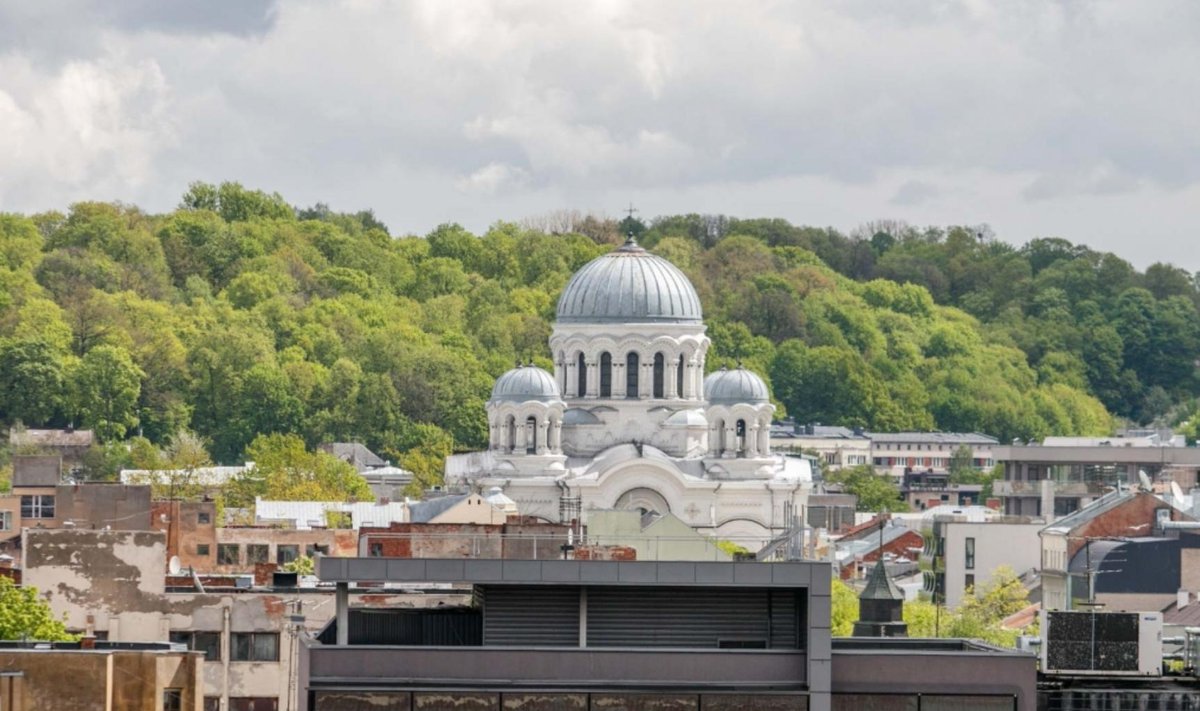 Kaunas nuo miesto savivaldybės stogo