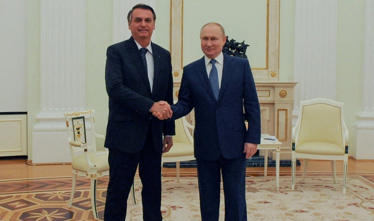 Jairas Bolsonaro, Vladimiras Putinas