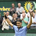 Nė valandos finale nesugaišęs R. Federeris devintą kartą triumfavo Halėje