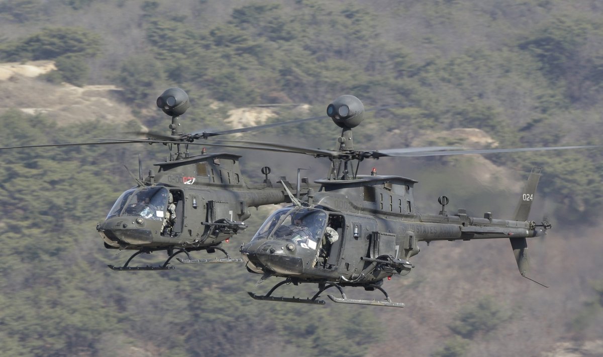 „Kiowa Warrior OH-58D“ tipo sraigtasparnis
