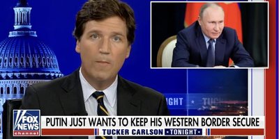 Tuckeris Carlsonas remia Putiną