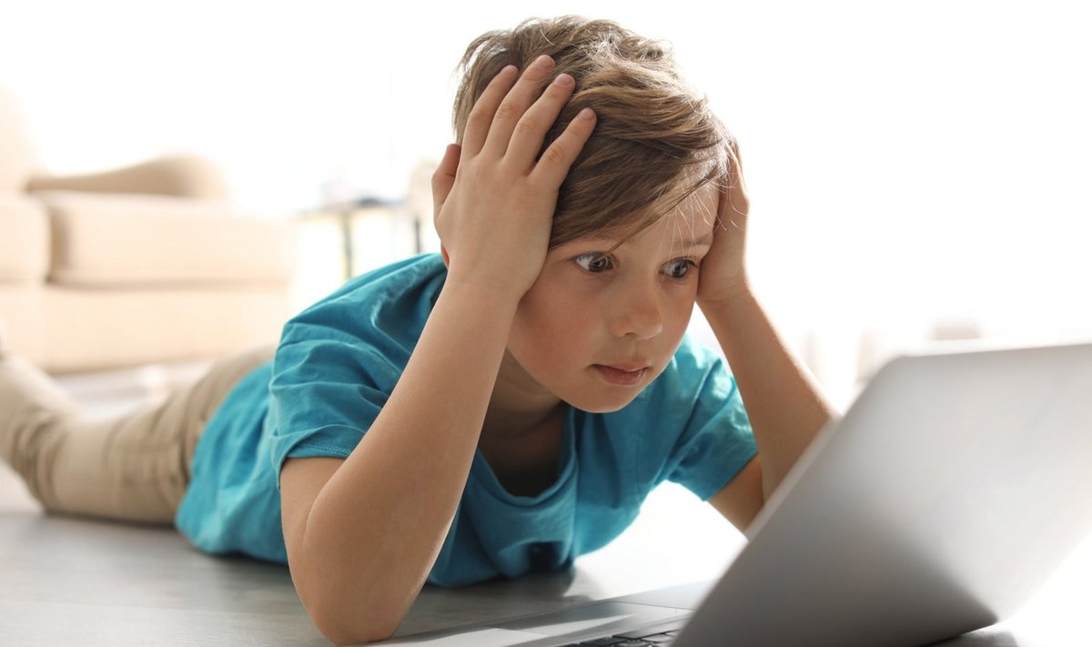 Kaip vaikui paaiškinti apie grėsmes, slypinčias internete.