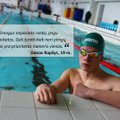 Plaukiko D. Rapšio tikslas - planetos pirmenybių auksas ir pasaulio rekordas