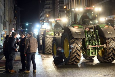 Ūkininkų protestas Briuselyje