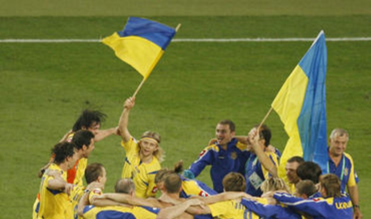 Ukrainos futbolininkai pateko į pasaulio čempionato ketvirtfinalį