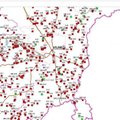 Sudarytas pažeistų Lietuvos vietų žemėlapis