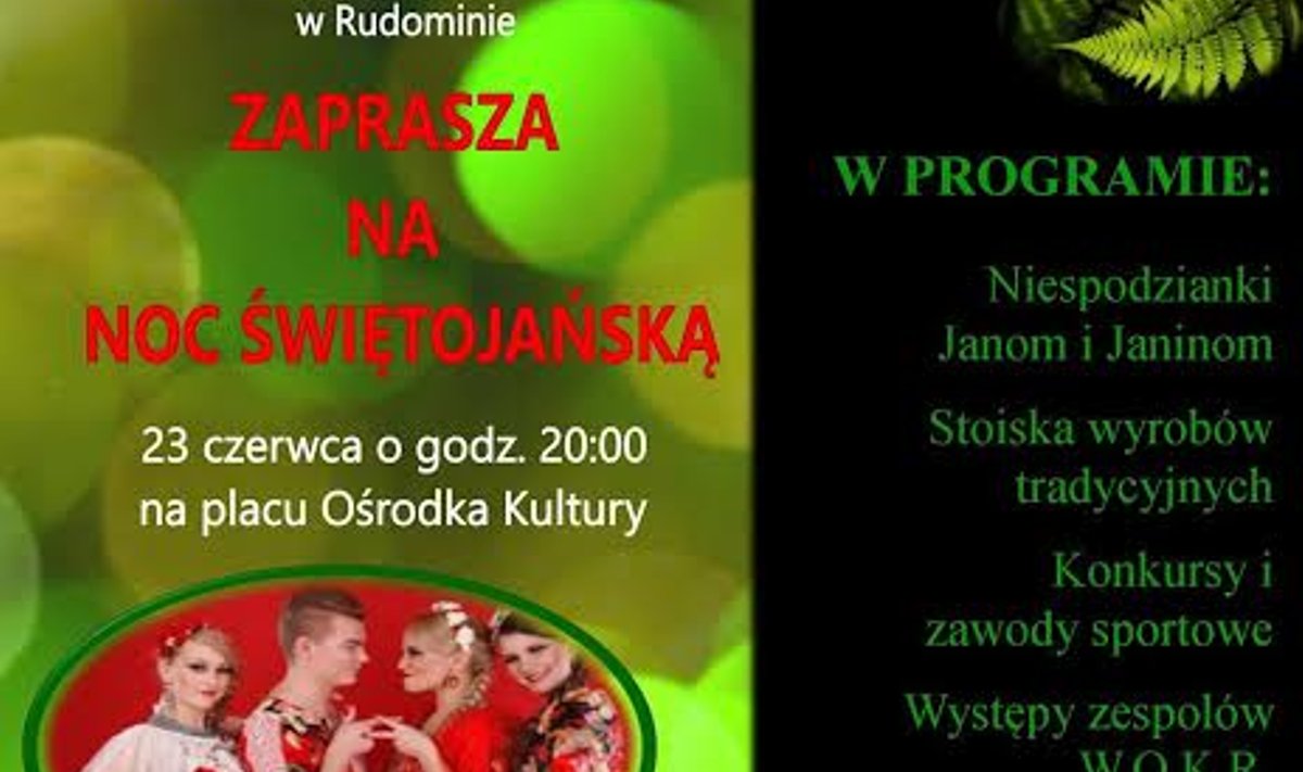 Noc Świętojańska w Rudaminie