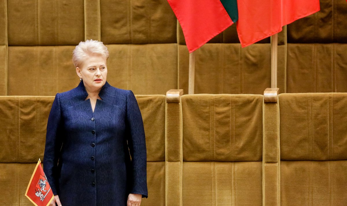 Dalia Grybauskaitė at the Seimas