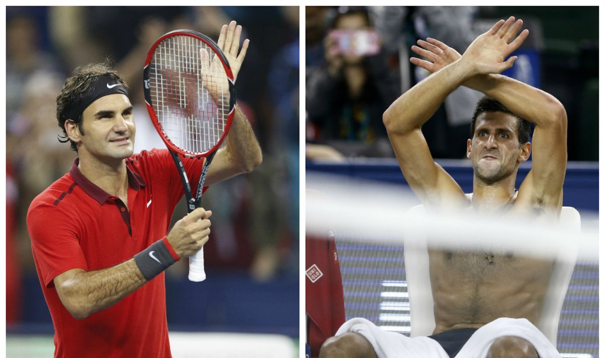 R. Federeris Šanchajuje parklupdė N. Djokovičių (AP ir Reuters nuotr.)