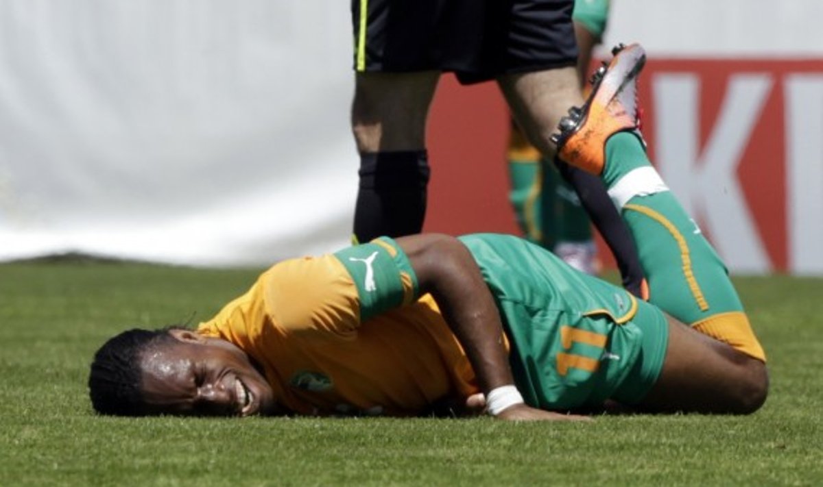 Didier Drogba patyrė traumą