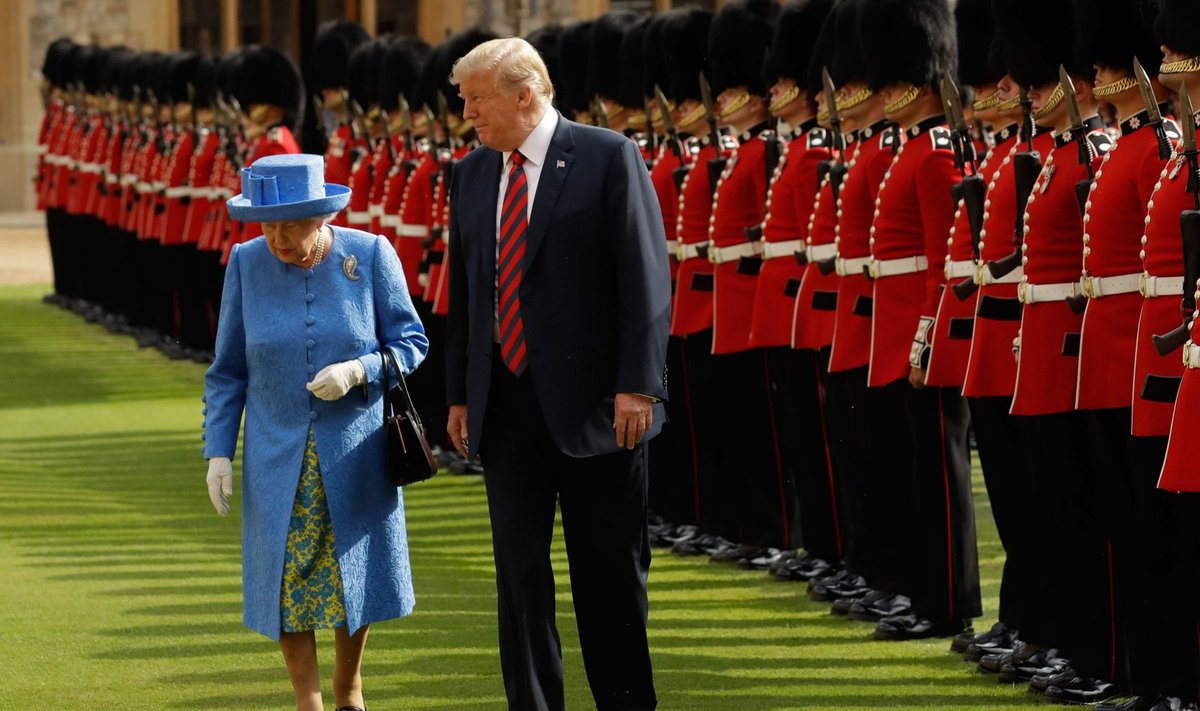 Elizabeth II, Donaldas Trumpas