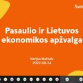„Swedbank“ ekonomikos apžvalgos pristatymas su banko vyriausiuoju ekonomistu Nerijumi Mačiuliu