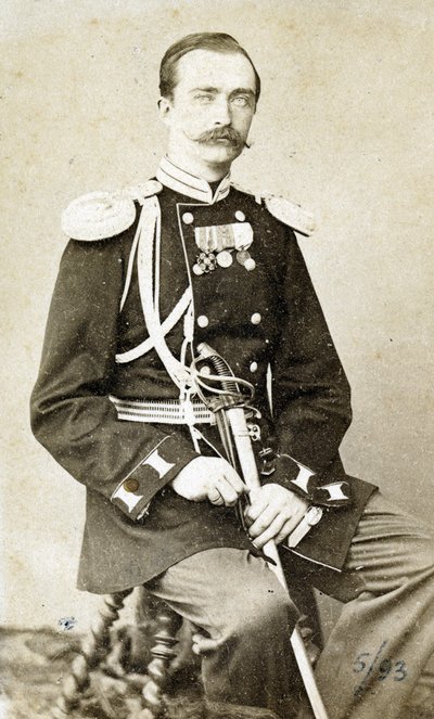 Juozapas Tiškevičius Paryžiuje. Fot. L. Lafonas. Apie 1864 m.