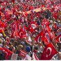 Turkijoje vienybės mitingas pasmerkė perversmą