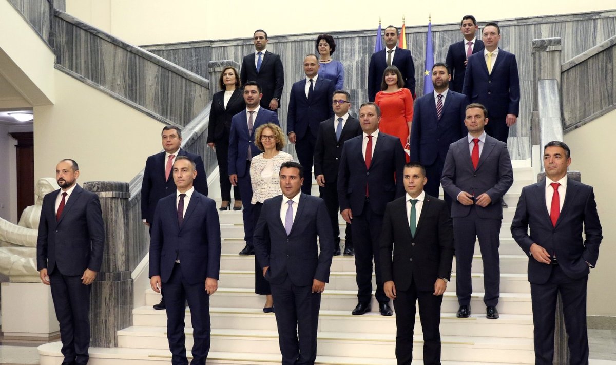 Šiaurės Makedonijos parlamentas patvirtino naują šalies vyriausybę