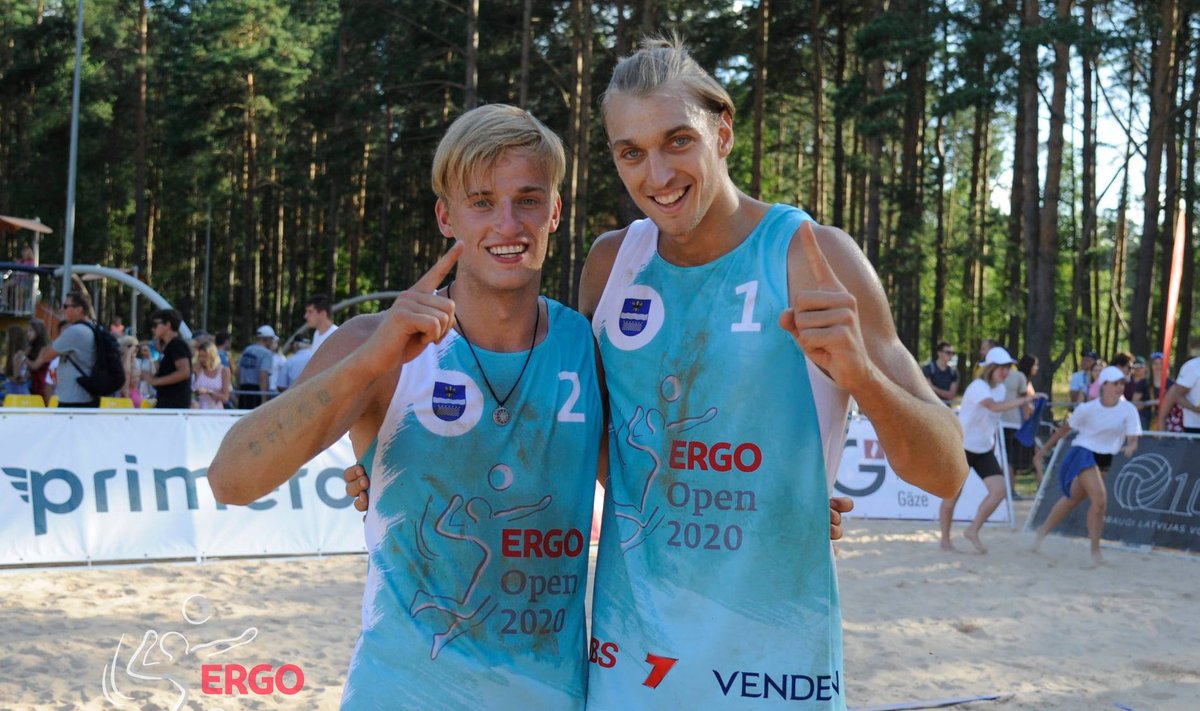 Audrius Knašas (kairėje) ir Patrikas Stankevičius (Foto: „Ergo Open“)