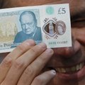 Britanijoje į apyvartą išėjo naujas plastikinis penkių svarų nominalo banknotas