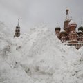Maskvoje – „sniego apokalipsė“, prašoma kariuomenės pagalbos