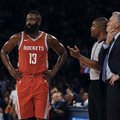 NBA naktis: „Knicks“ ir „Pacers“ be lietuvių patyrė pralaimėjimus, J. Hardenas surengė tikrą šou