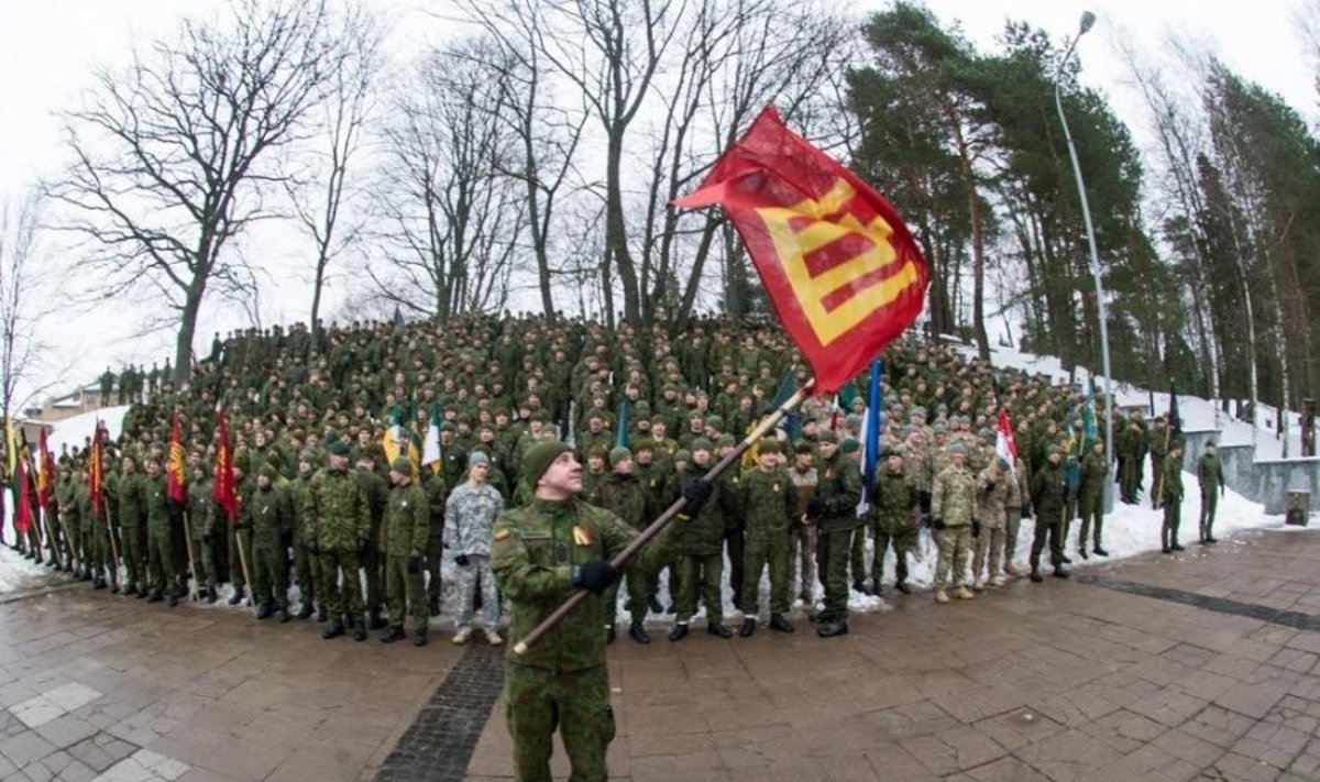 Į Lietuvą atvykę JAV kariai  dalyvavo sausio 10 d.  pagarbos bėgime
