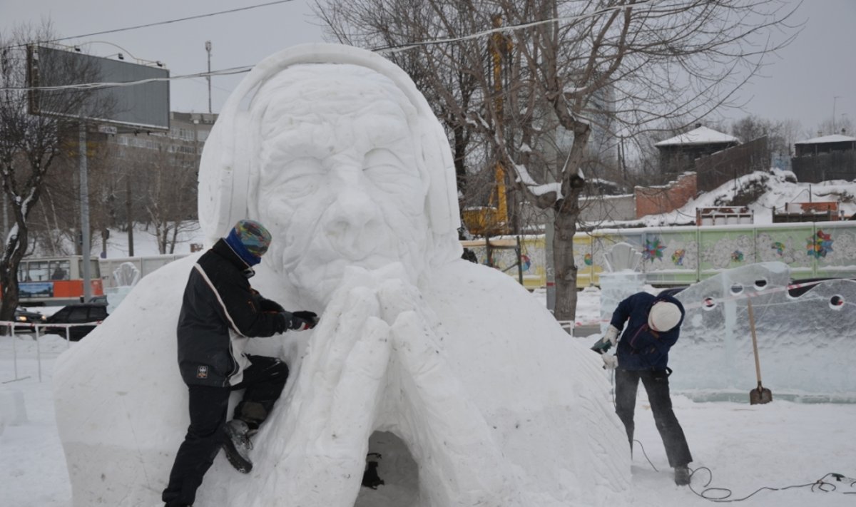 Lietuvis laimėjo sniego skulptūrų čempionatą