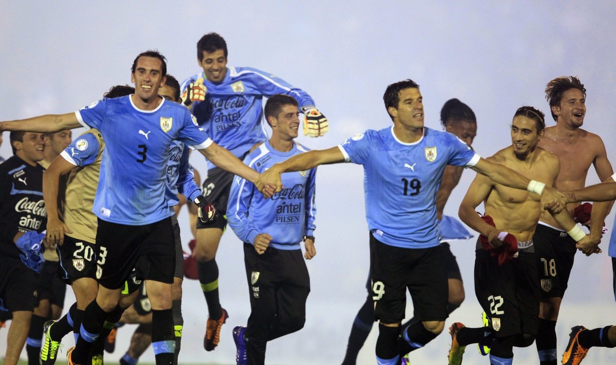 Urugvajaus rinktinės futbolininkai
