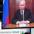 Putinas BRICS viršūnių susitikime kartojo kritiką dėl grūdų susitarimo su Kyjivu