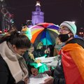 Lenkijoje minint teisės į abortą suvaržymo metines vyko protesto akcijos