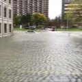 Smarkūs lietūs užtvindė gatves Kanadoje