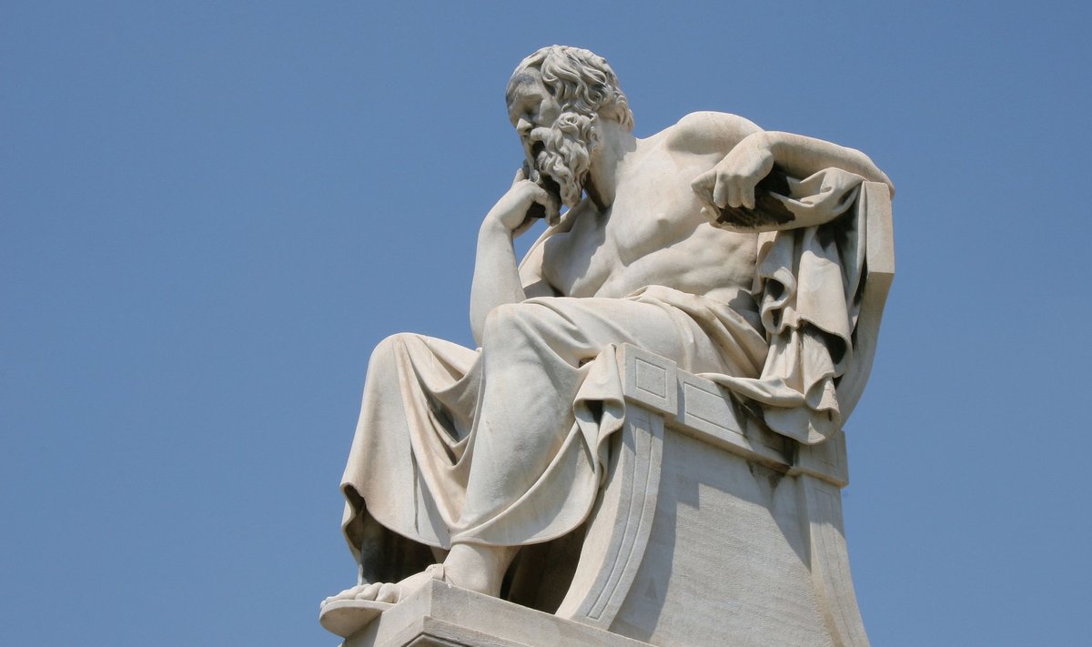Filosofo sokrato statula