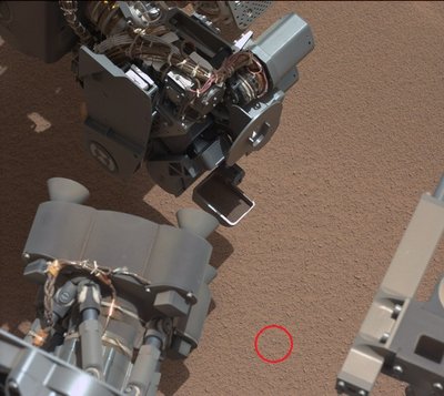 Marse zondo "Curiosity" rasta atplaiša