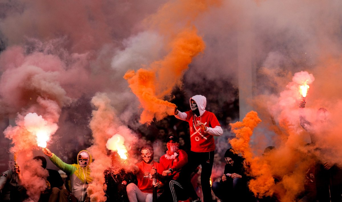 Maskvos "Spartak" futbolo fanai