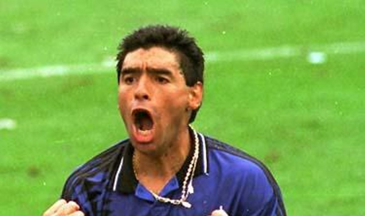 Diego Maradona jėgų žydėjime