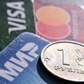 Kazachstano ir Vietnamo bankai nebepriima Rusijos atsiskaitymų sistemos „Mir“ kortelių