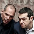 A. Tsipras stojo ginti Y. Varoufakio