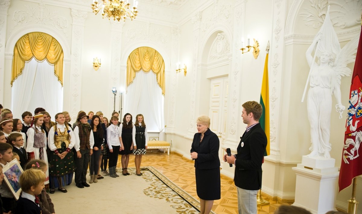 Vunderkindai.lt globėja - Dalia Grybauskaitė