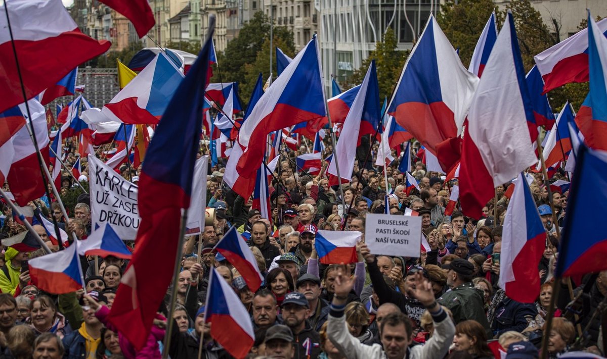 Protestas Prahoje