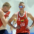Lietuvos paplūdimio tinklininkai nepateko į pagrindines turnyro Šveicarijoje varžybas